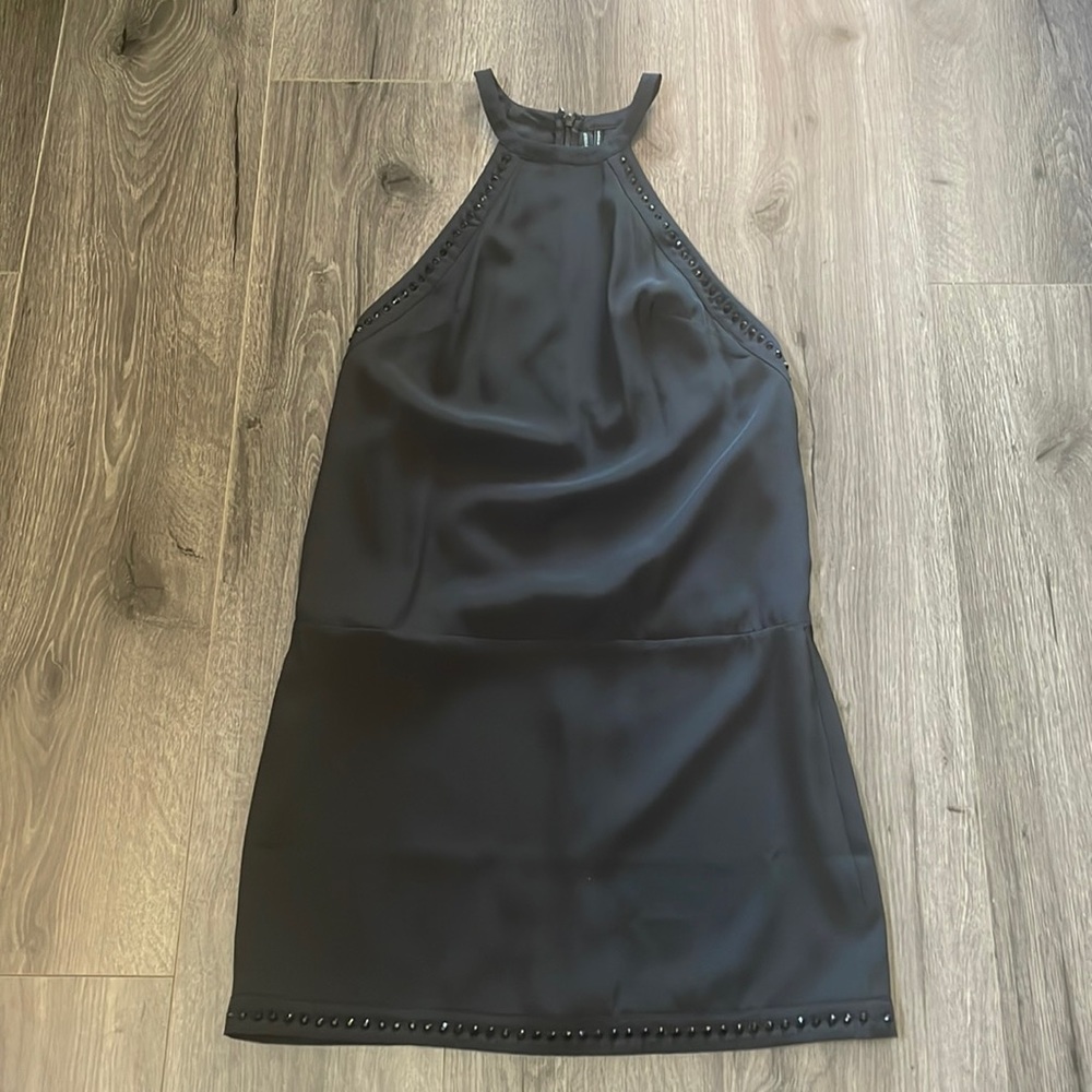 Guess by Marciano staple little black mini dress Date Night any occasion Chic